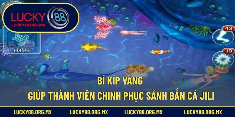 Bí kíp vàng giúp thành viên chinh phục sảnh bắn cá JILI