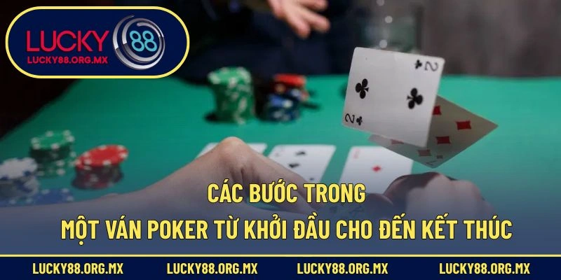 Các bước trong một ván Poker từ khởi đầu cho đến kết thúc