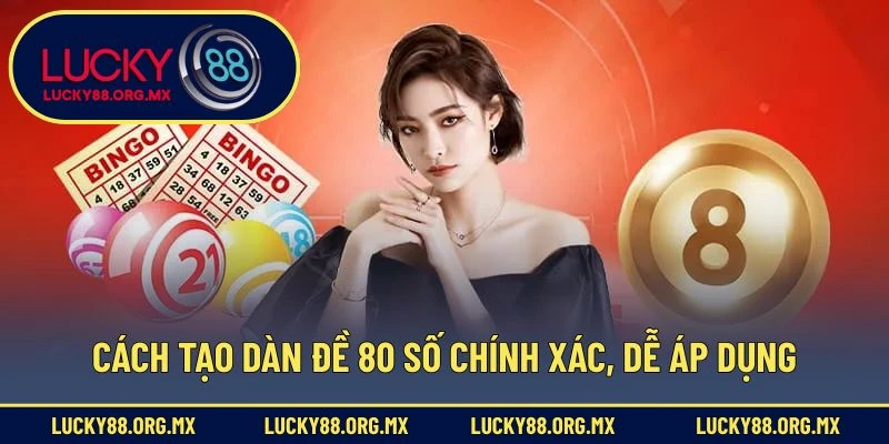Cách tạo dàn đề 80 số chính xác, dễ áp dụng
