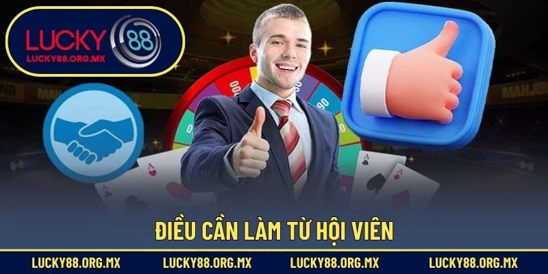 Điều cần làm từ hội viên