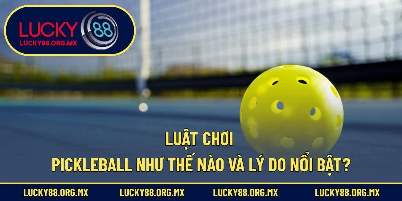 Luật chơi Pickleball như thế nào và lý do nổi bật?
