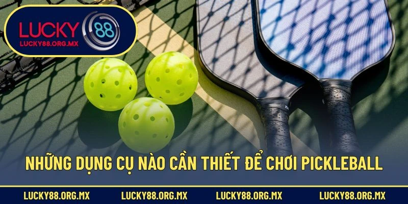 Những dụng cụ nào cần thiết để chơi Pickleball