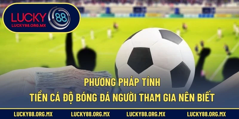 Phương pháp tính tiền cá độ bóng đá người tham gia nên biết